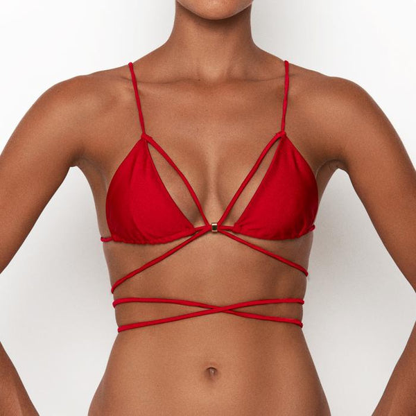 JANTHEE BERLIN Skye Bikini Top - Cosmo