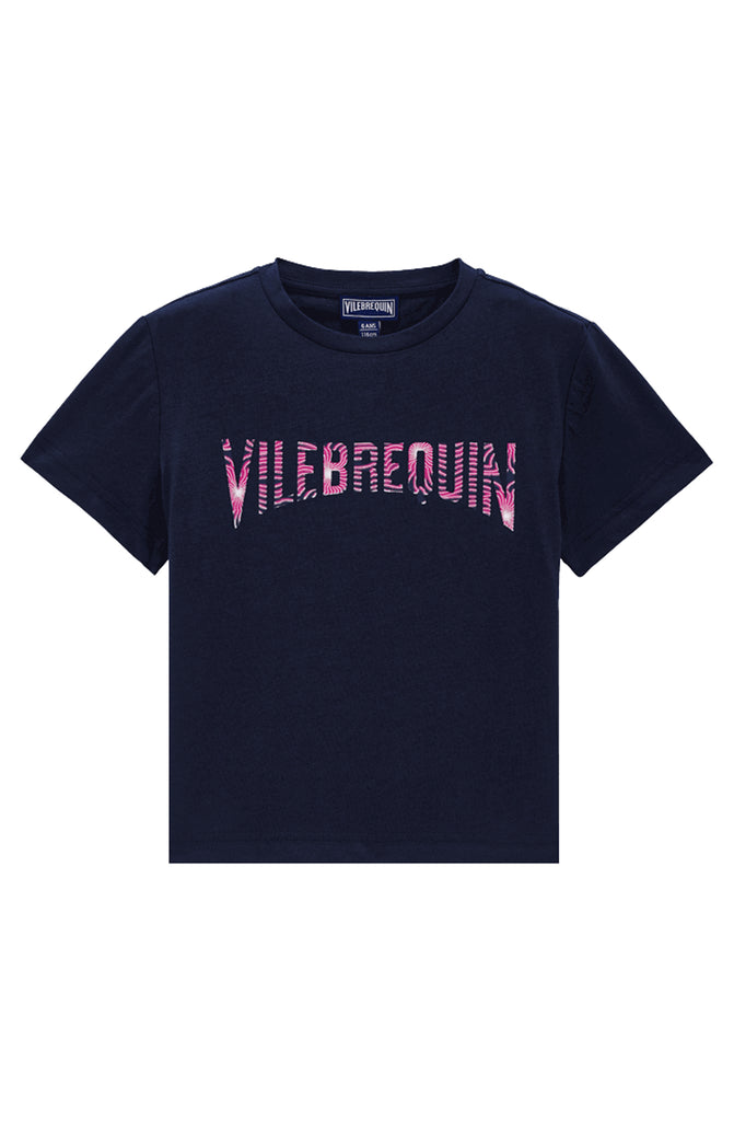 VILEBREQUIN Boys Cotton T-Shirt Hypno Shell