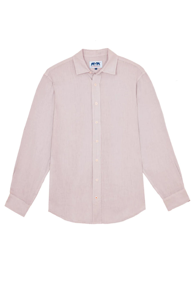 LOVE BRAND & Co. Men Lavender Abaco Linen Shirt