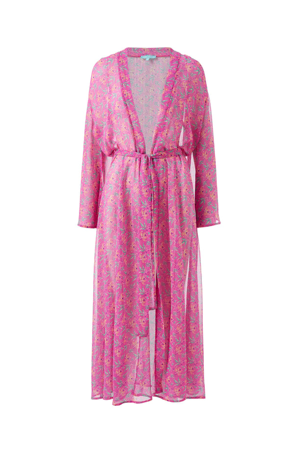 MELISSA ODABASH Women Marianna Open Front Maxi Kaftan