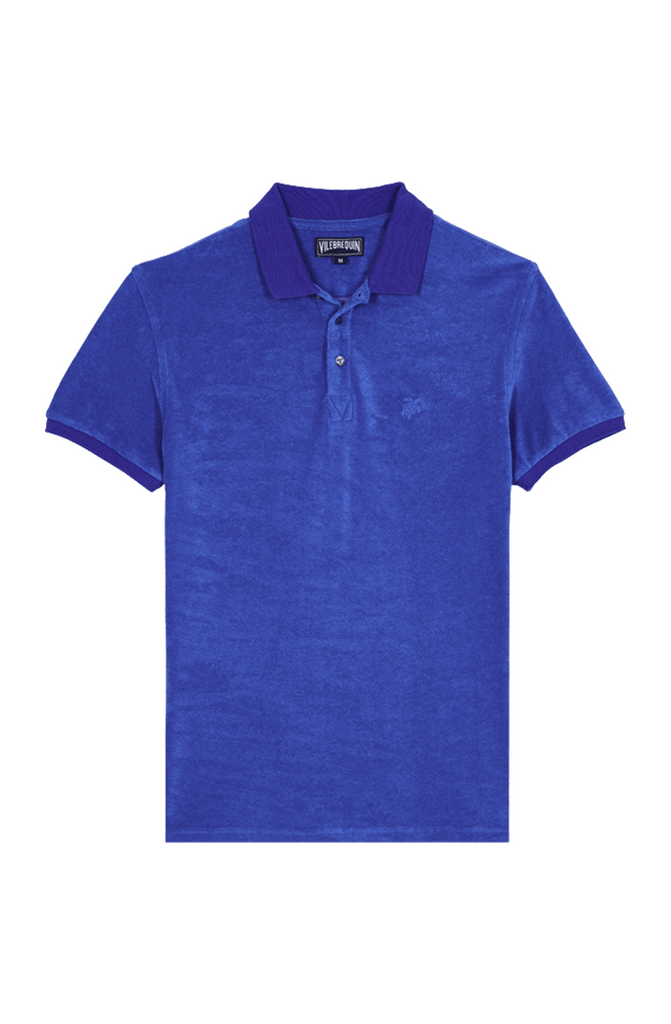 VILEBREQUIN Men Terry Polo Shirt Solid