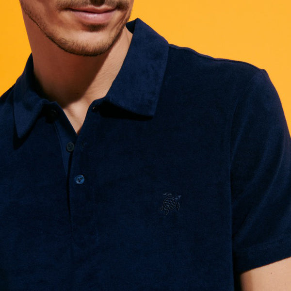 VILEBREQUIN Men Terry Polo Solid