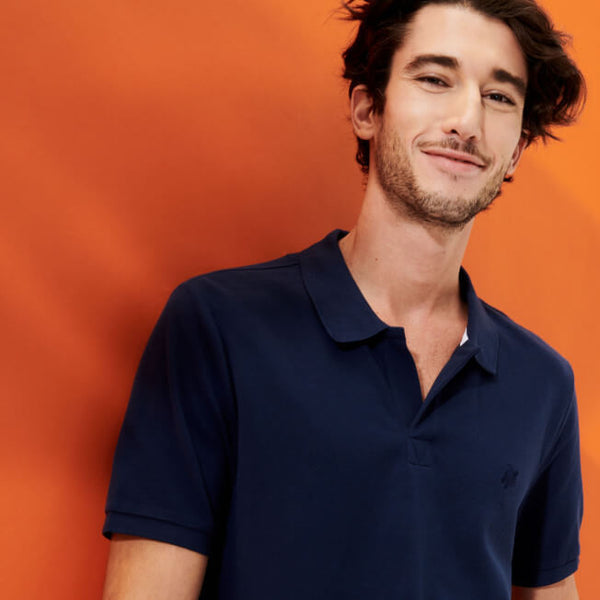 VILEBREQUIN Men Organic Cotton Pique Polo Shirt Solid
