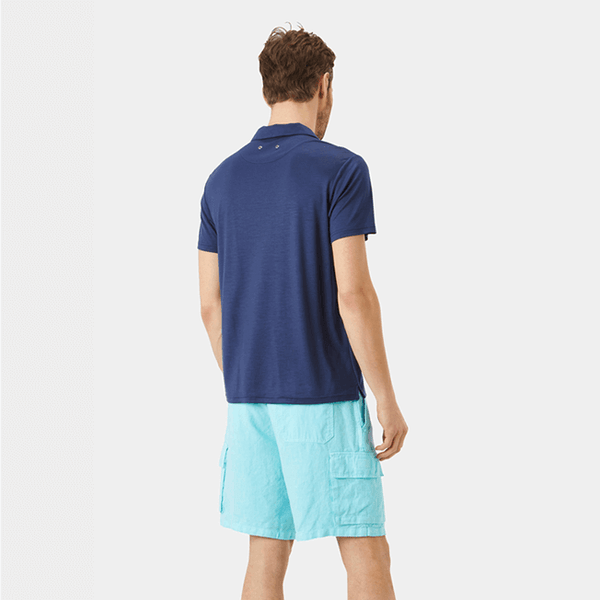 VILEBREQUIN Men Tencel Polo Shirt Solid