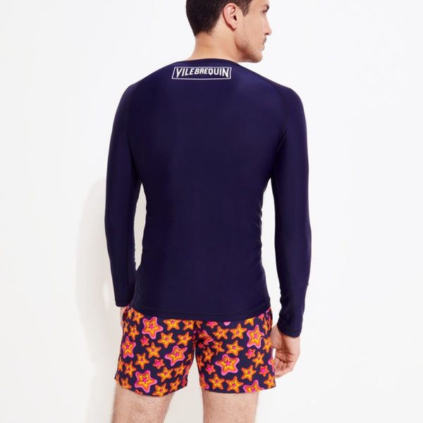 VILEBREQUIN Men Long Sleeves Zipper Rash guard Solid