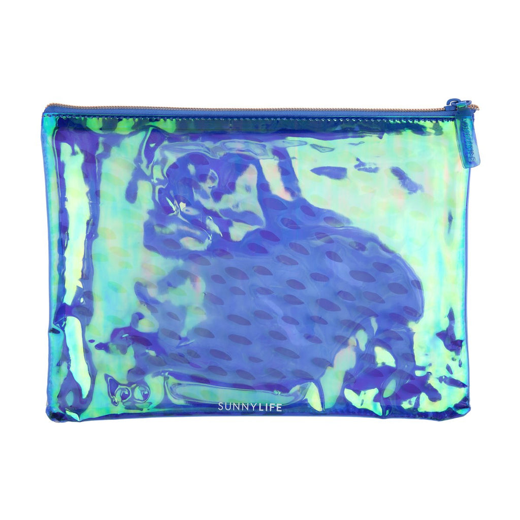 SUNNYLIFE See thru Pouch Electric Bloom