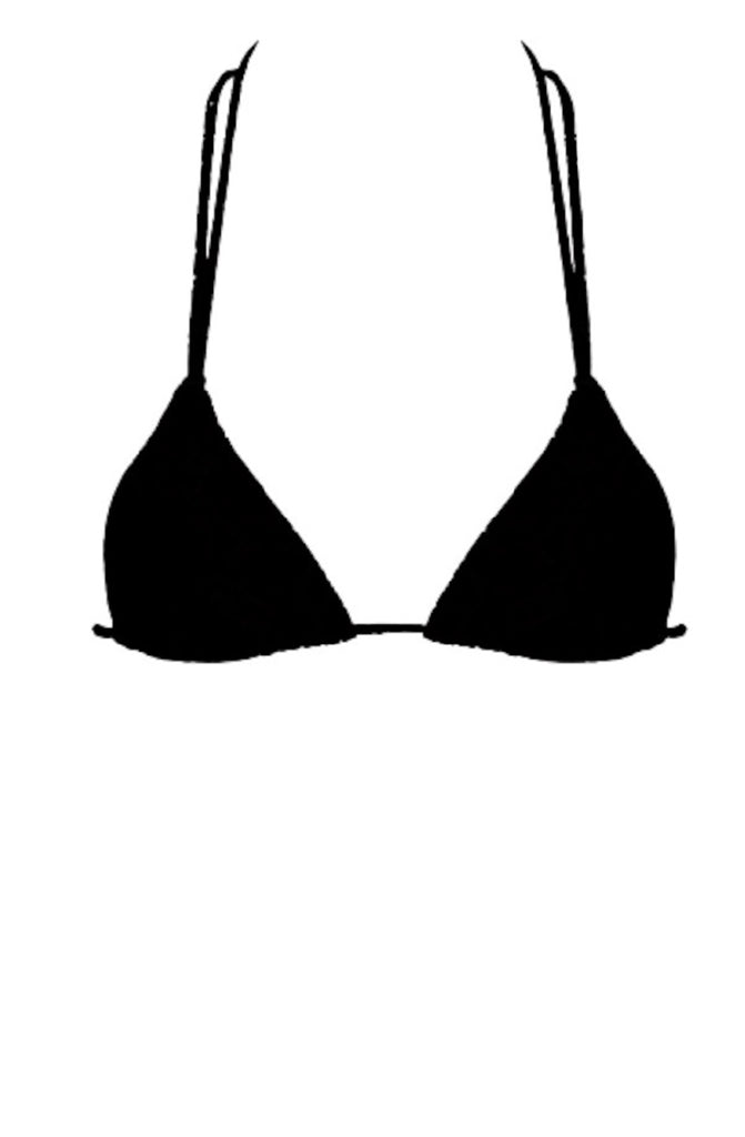 JANTHEE BERLIN Salome Bikini Top - Nero