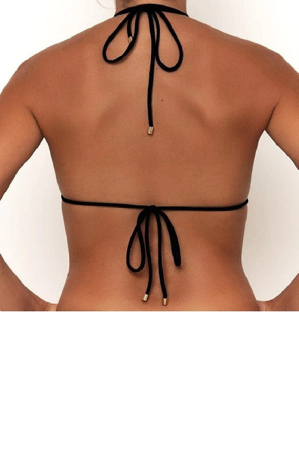 JANTHEE BERLIN Women Salome Nero Triangle Bikini Top