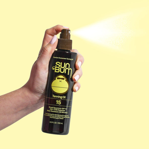 SUN BUM SPF 15 Sunscreen Tanning Oil