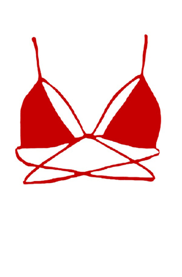 JANTHEE BERLIN Skye Bikini Top - Cosmo
