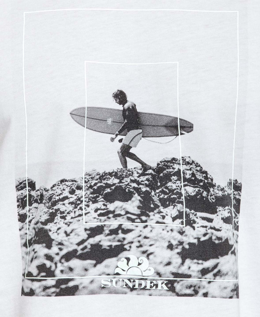 SUNDEK Mens Surfer Crew Neck T-shirt