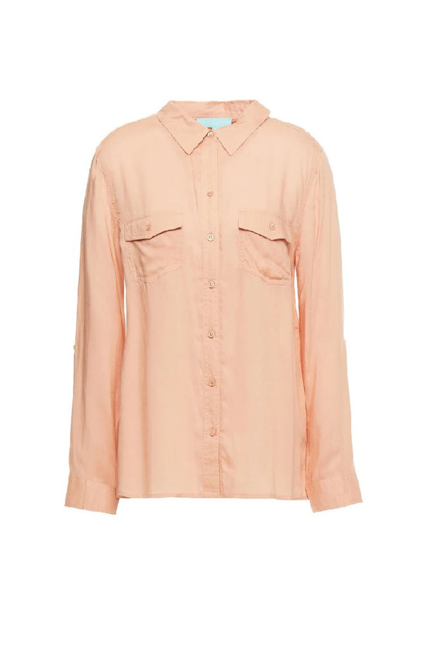MELISSA ODABASH Women Tash Voile Button Shirt