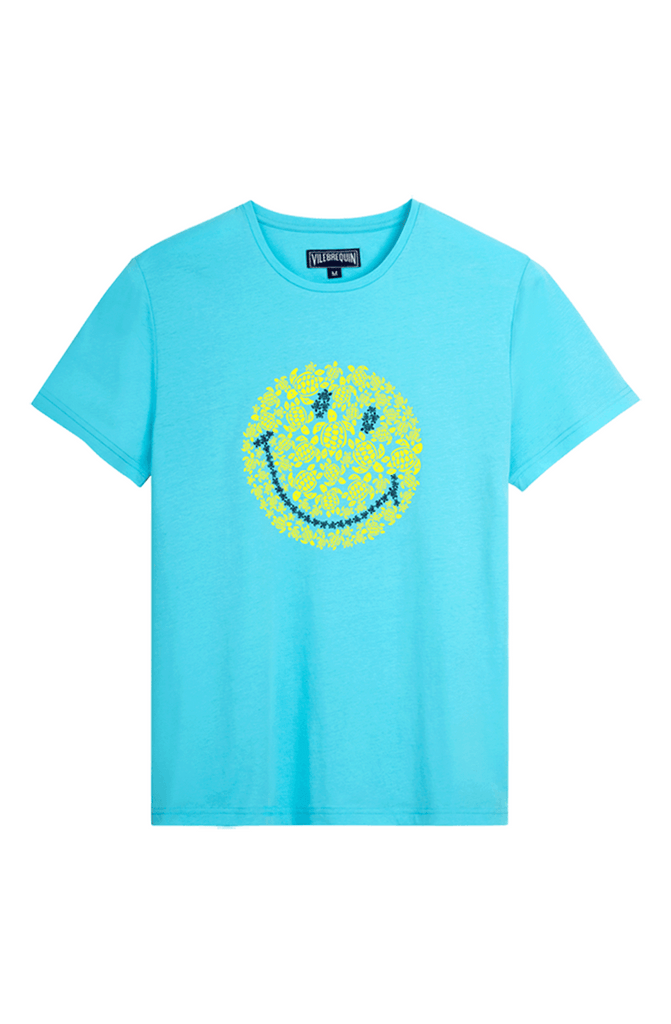 VILEBREQUIN Men Cotton T-shirt Turtles Smiley - Vilebrequin x Smileyå¨