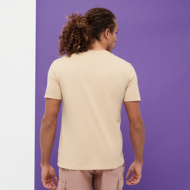 VILEBREQUIN Men Organic T-Shirt Natural Dye