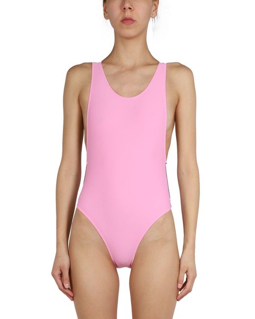 CHIARA FERRAGNI Women Logo Mania Medalist Round One-Piece Swimsuit