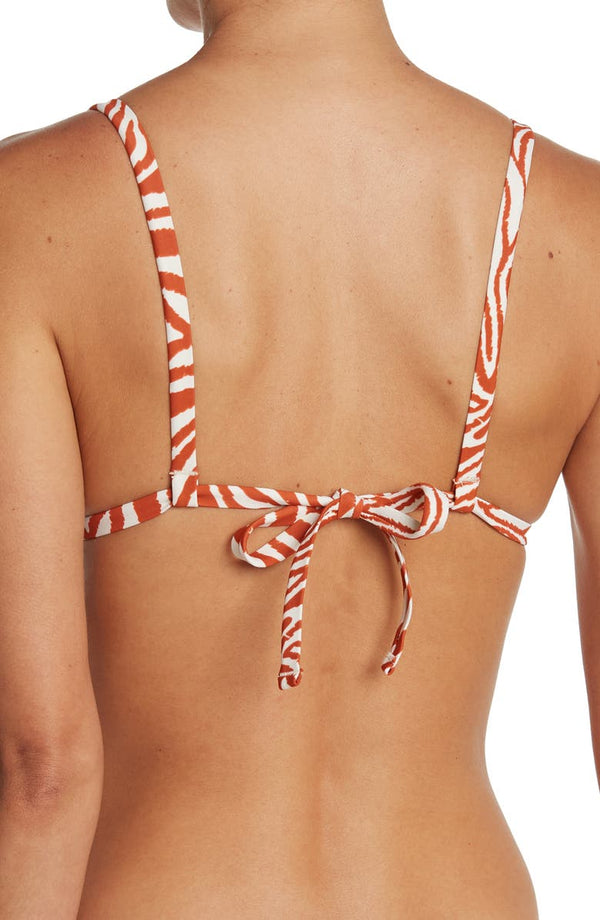 KENDALL & KYLIE Gathered Bandeau Bikini Top