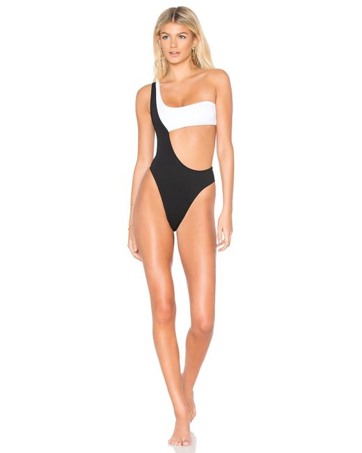 KENDALL & KYLIE Assym Bandeau Cutout One Piece