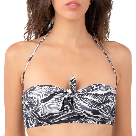 PAIN de SUCRE Women Cassy Bandeau and Tobago High-waist Bikini Bottom