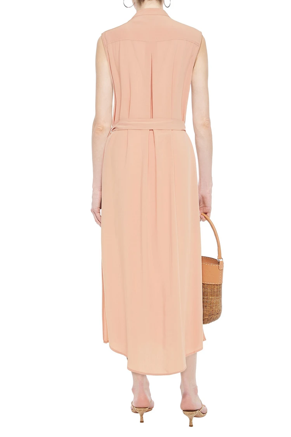 MELISSA ODABASH Women Charlene Tan Long Dress Shirt