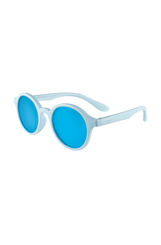 LITTLE SOL Cleo Baby Blue Mirrored Kids Sunglasses