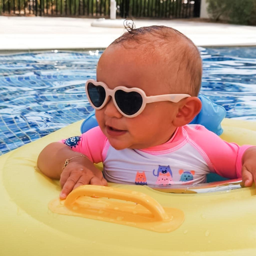 LITTLE SOL Ella Blush Pink Baby Sunglasses