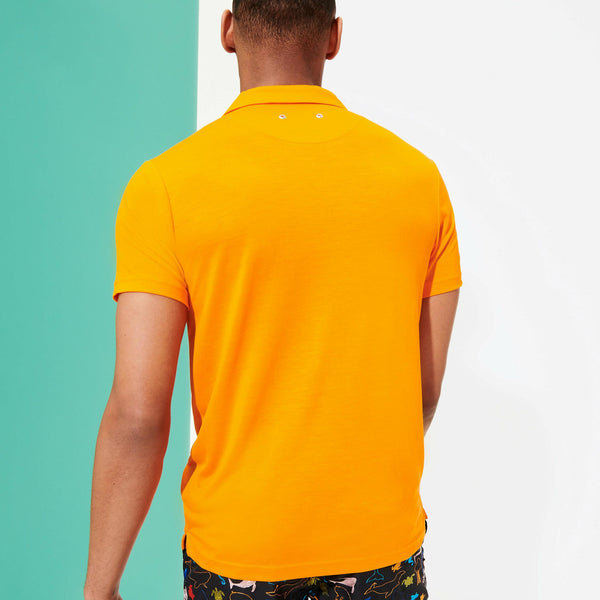 VILEBREQUIN Men Tencel Polo Shirt Solid