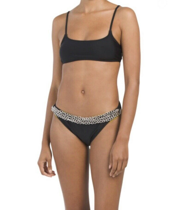 KENDALL & KYLIE Chain Strap Bikini Top